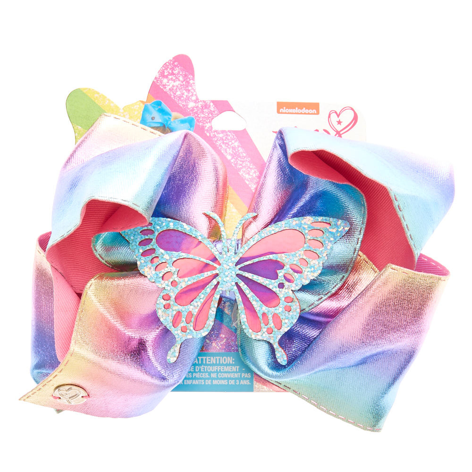 1pcs 4.5 Pulgadas jojo Clip Children Rosa Ribbon Butterfly 